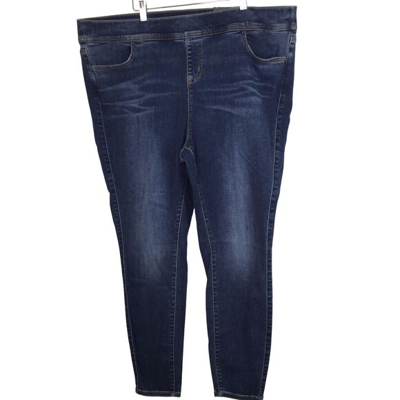 Torrid Super Soft Lean Jean Skinny High-Rise Pull On Jeans  Blue Sz 3X NWT - Picture 1 of 10